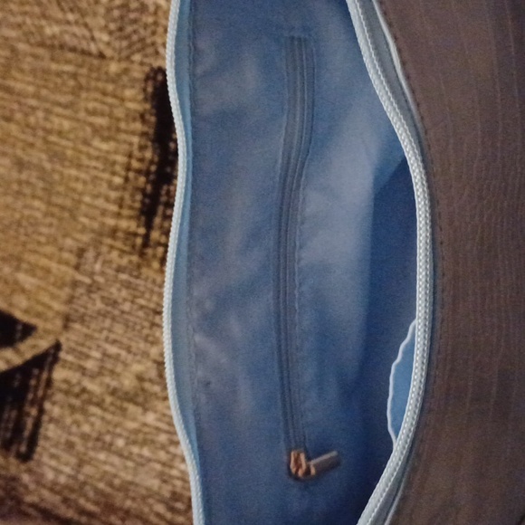 4/$80 Baby Blue Mini Handbag & Crossbody Strap - Picture 4 of 11